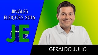 Eleições 2016  Jingle Geraldo Julio PSB  Prefeito Recife [upl. by Annis]