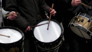 Tambours Carnaval de Binche 2010 16 février [upl. by Uolyram52]