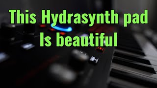 The Hydrasynth makes really beautiful pads [upl. by Eigna442]