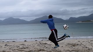 Football Skills on the Isle of Harris [upl. by Ferree699]