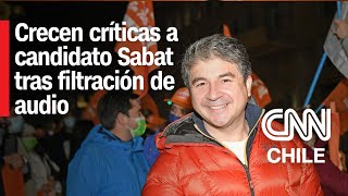 Candidato Omar Sabat en polémica tras audio filtrado Insultó a la Senadora Gatica  Hoy es noticia [upl. by Ahsiekar933]