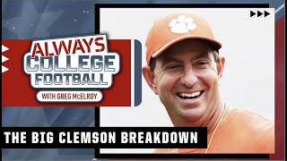 The ONLY Clemson breakdown you need 🍿  Always College Football w Greg McElroy [upl. by Ahselyt]