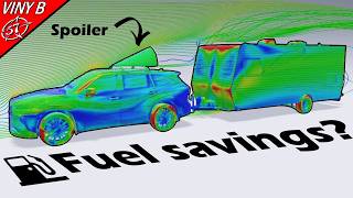 Towing rooftop WIND DEFLECTOR Fuel Saver or Gimmick [upl. by Divadnoj]