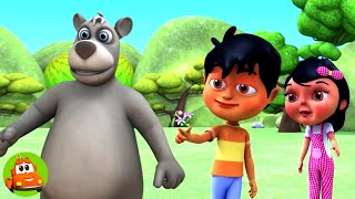 Kalu Madari Aaya कालू मदारी आया Hindi Poem for Kids and Cartoon Videos [upl. by Mount276]