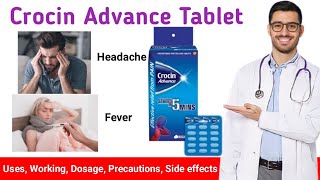 Crocin Advance Tablet Uses in Hindi  Crocin Advance 500 mg  Crocin Advance 650 [upl. by Ocsirf]