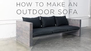 how to make an Outdoor Sofa [upl. by Ishmael490]