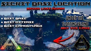 Ark  BEST SECRET Base Location Center Map [upl. by Adiene1]