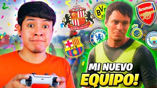 EMPEZAMOS en MODO CARRERA “JUGADOR” 😱 Mi nuevo CLUB FIFA24 [upl. by Wesle]