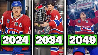 Rebuilding The Montreal Canadiens Until Franchise Mode Ends [upl. by Lamprey]