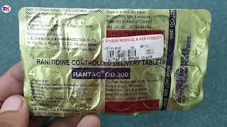 Rantac OD 300 Tablet  Ranitidine Tablet  Rantac OD 300mg Tablet Uses Benefits Dosage Review [upl. by Isabea832]