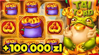 đź”ĄFANTASTYCZNE đź’° LEGENDARNA WYGRANA 100 000 ZĹ W POLSKIM KASYNIE ONLINE đź¸ TAI THE TOAD SLOT [upl. by Hayse]