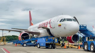 Vista de CABINA Avianca A320  Medellín  Montería FLIGHT REPORT [upl. by Langsdon572]