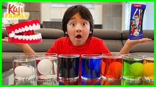 What happens if you dont brush your teeth egg experiment for kids [upl. by Sokcin]