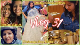 My Wedding lehanga  shopping vlog Wedding Preparation Vlog 31 [upl. by Laertnom221]