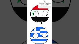 Syria vs Greece edit countryballs country1v1 [upl. by Adnwahsal]