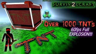 Biggest TNT Ever  60fps Explosion  SurvivalCraft 2 [upl. by Kraus637]