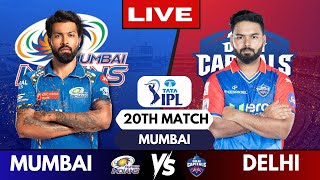 🔴 Live IPL Mumbai Indians Vs Delhi Capitals  Live Match MI vs DC  IPL Live Scores amp Commentary [upl. by Nitsruk]