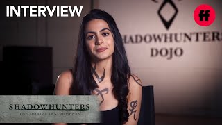 Shadowhunters  Thanksgiving 2017 Interview What Emeraude Toubia Is Thankful For  Freeform [upl. by Hanna]