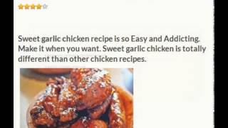 Sweet garlic chicken recipe [upl. by Karleen843]