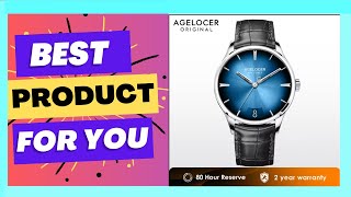 AGELOCER Original Budapest Watch Mens Vogue Formal Big Calendar Automatic [upl. by Acimahs]