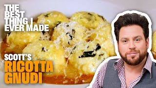 Spinach and Ricotta Gnudi with Scott Conant  The Best Thing I Ever Made  Food Network [upl. by Sackey485]