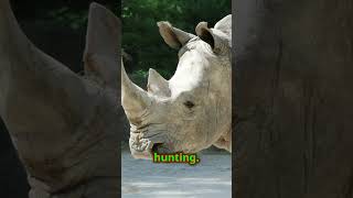 The Last Two Northern White Rhinos On Earth Fatu and Najin shorts facts kenya [upl. by Ayisan]