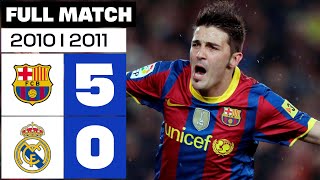 FC Barcelona vs Real Madrid 50 20102011 PARTIDO COMPLETO [upl. by Saddler]