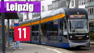 Doku Linie 11 Längste Linie Leipzigs  Schkeuditz  Markleeberg Ost [upl. by Eulalee]