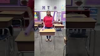 Desk Drumming Pool Noodle Classroom Exercise Thunder [upl. by Aicre]