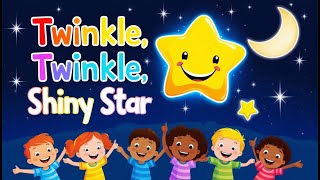 quotTwinkle Twinkle Shiny Star 🌟  Fun SingAlong for Kids and Childrens songs [upl. by Zipnick873]