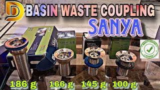 SS and Brass basin waste coupling details review sanya diamondsanitarymart [upl. by Ewens]