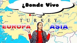 ¿DONDE VIVO TURQUIA y su DIVISIÓN ¿EUROPA O ASIA  La turca colombiana [upl. by Hasen]