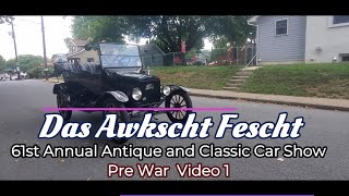 2024 Das Awkscht Fescht Ford Model T and Cadillac V12 Start Up 1932 Olds and Pontiac and More [upl. by Ligriv]