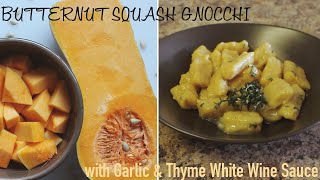 butternut squash gnocchi recipe vegan [upl. by Nehr100]