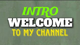 My youtube channel intro ॥ [upl. by Jobe]