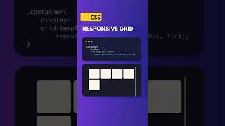 How To Make A Responsive Grid Box In Css cssgrid gridlayout grid webdesign webdevelopment [upl. by Akemed]