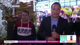 Arreglos florales en el Mercado de Jamaica para obsequiar a las mamás  Noticias con Francisco Zea [upl. by Neyr622]