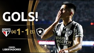 GOLS  SÃO PAULO X BOTAFOGO  QUARTAS DE FINAL  CONMEBOL LIBERTADORES 2024 [upl. by Ettenot]