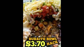 370 CHIPOTLE BURRITO BOWL HACK 🤫 [upl. by Lona]