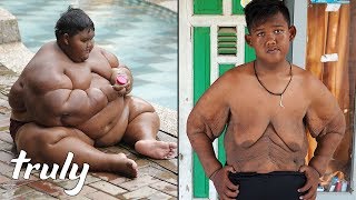 World’s Heaviest Kid Loses 220lbs  TRULY [upl. by Ahsehyt]