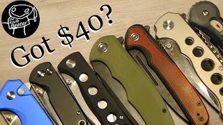 Sick Of Over Priced Garbage Budget Knives Best 40 EDC Knife Deals On Amazon [upl. by Moses]