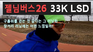 아식스 젤님버스26 으로 33km 장거리 LSD를 달려 보았습니다  동네 청룡아재 지멋대로 리뷰 [upl. by Aihsekel]