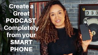 🎙📱 How to Start a Podcast on Your Phone  Anchor Spotify Podcast Tutorial [upl. by Darleen]