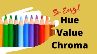 Hue Value Chroma  Are you confused [upl. by Sineray560]