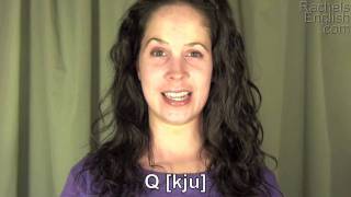 How to Pronounce the Alphabet American English Pronunciation [upl. by Nirok]