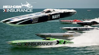 2023 Sarasota Powerboat Grand Prix  Class 1 Race  XINSURANCE Helicopter [upl. by Roobbie]