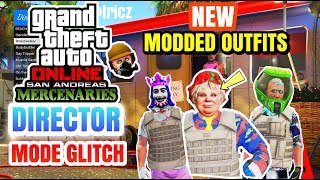 FINALLY BACK NEW WORKING DIRECTOR MODE GLITCH IN GTA 5  Solo ALL MODDED OUTFITS [upl. by Llemrej]