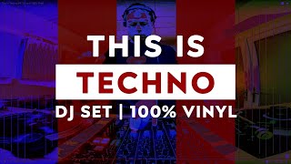 This is Techno 5  DJ set  100 Vinyl [upl. by Fay]