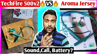 TechFire Fire 500v2 🔥Vs🔥Aroma NB119 Jersey Full Review Comparison Unboxing [upl. by Chernow890]