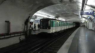 Paris MF67 Métro 3  Anatole France sans voyageur [upl. by Atinek]